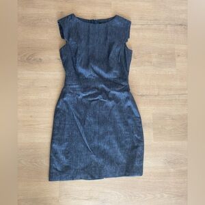 Ann Taylor Denim Inspired Sleeve Mini Dress